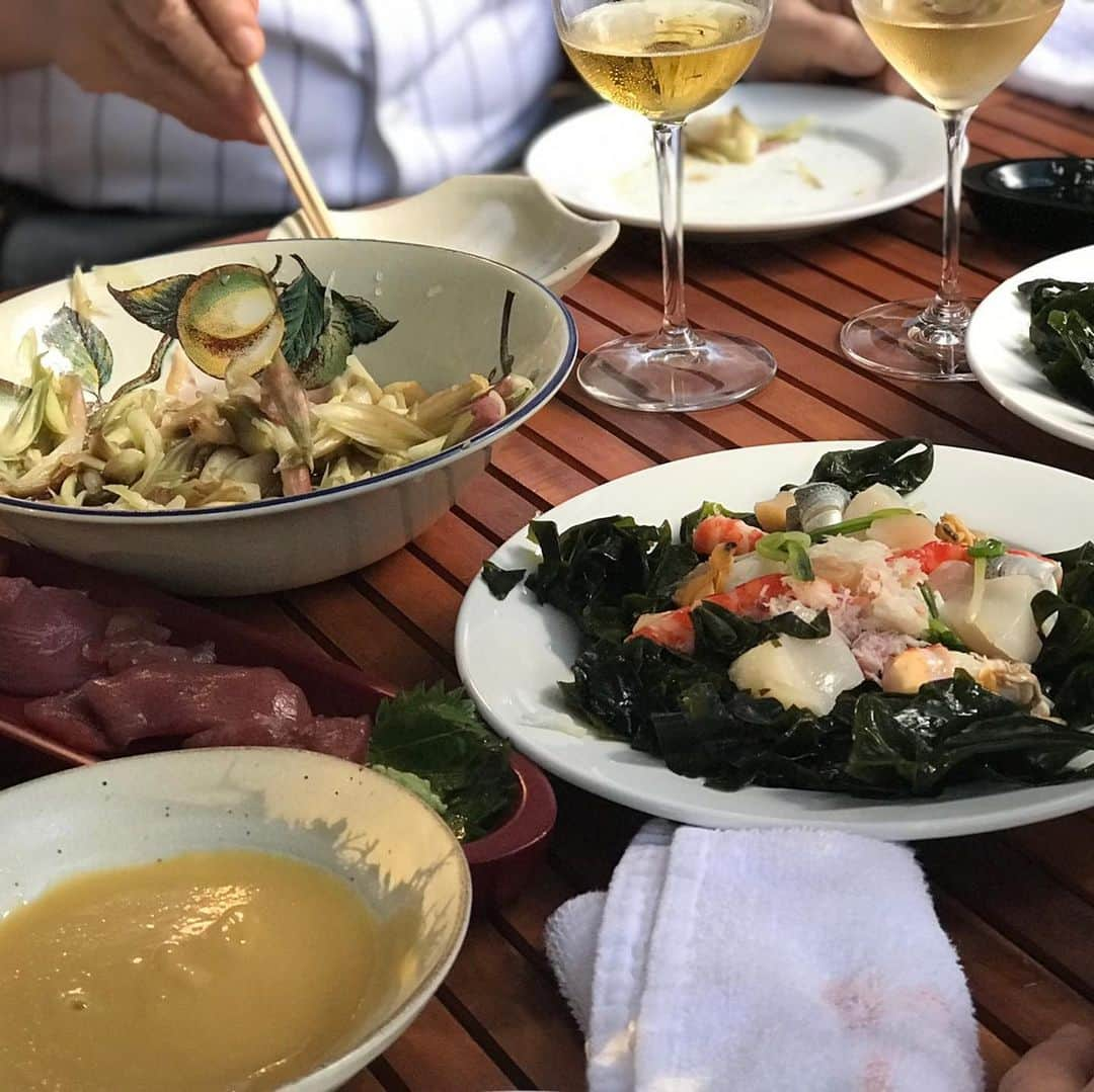 横田真一さんのインスタグラム写真 - (横田真一Instagram)「夏の終わり 河口湖合終了 さあ来週から試合だ #ELPA 良い品を安価で #雷に強い延長コード #テレビクーラーリモコン各メーカー個別簡単対応  などなど 脂が乗ってめちゃウマな#鰆」9月2日 0時19分 - yokoshingolf