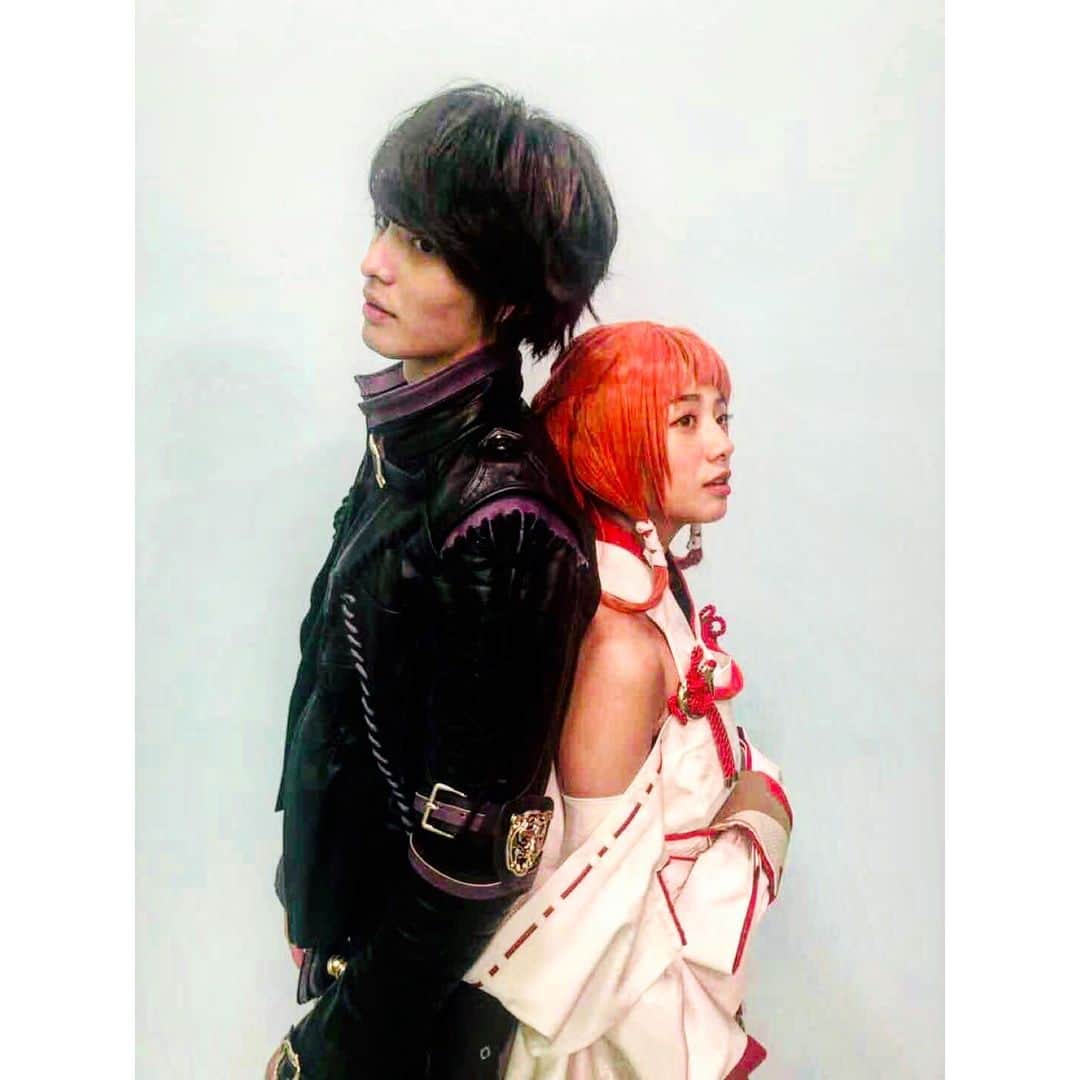 のインスタグラム：「好像可以來拍個真人版😂 #龍族幻想  #路明非 #上杉繪梨衣」