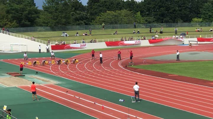 高山峻野のインスタグラム：「【富士北麓ワールドトライアル】 100m -2.0m10秒44 110mH +1.4m13秒29 ご声援いただき ありがとうございました！  #110mh」