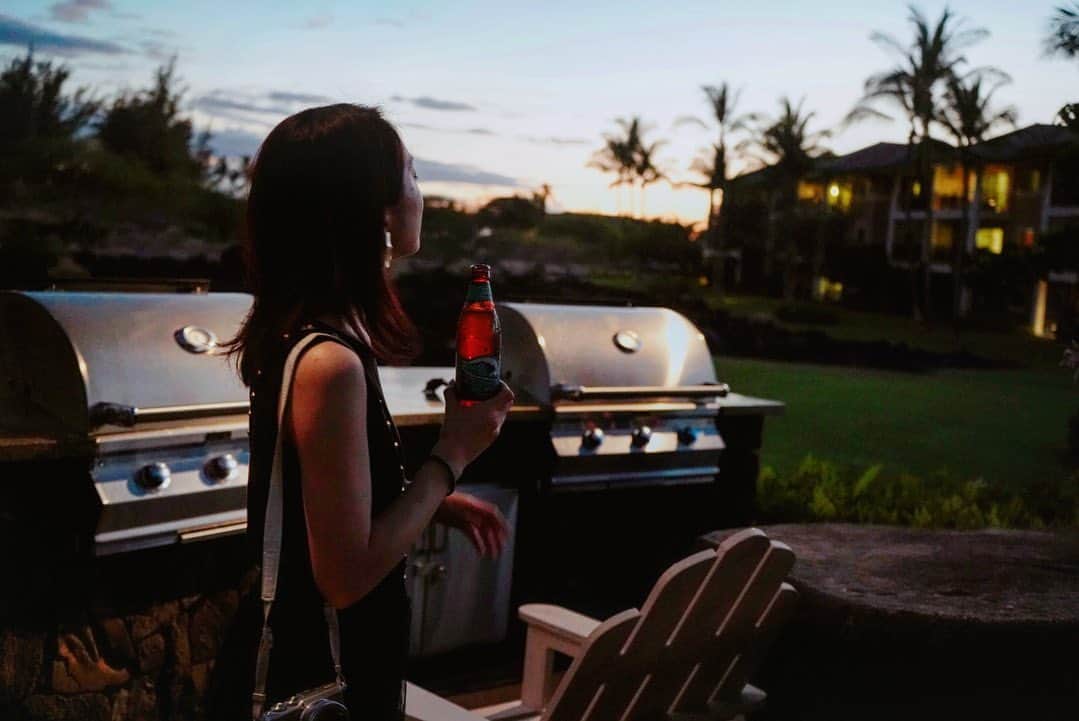 瀬口かなさんのインスタグラム写真 - (瀬口かなInstagram)「いい写真…💛 何気今年初のBBQ🤔✨ ハワイに行ったら絶対飲むのがBIG WAVE🍺🌴 ． ． #hawaii #ハワイ #bbq #bigwave  #ビール女子 #ビール #travel #女子旅」9月1日 18時06分 - seguchikana