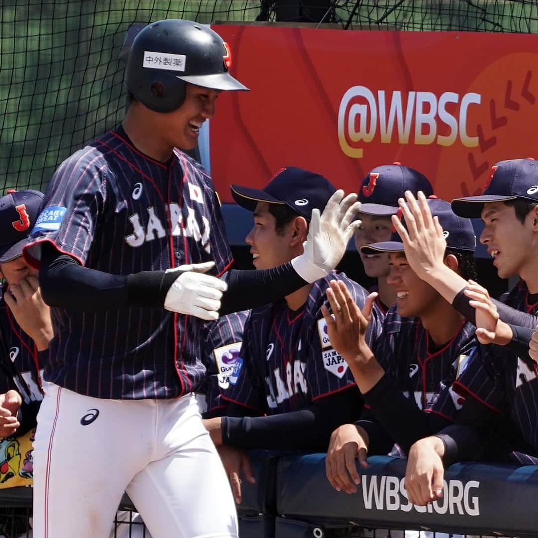 侍ジャパンさんのインスタグラム写真 - (侍ジャパンInstagram)「⠀ 第29回 WBSC U-18ベースボールワールドカップ オープニングラウンド 第2戦 南アフリカ 0 - 19 日本  西純矢の2本塁打8打点など19得点でコールド勝ち👍 アメリカ戦に向けて弾みをつけました⚾️✨ ⠀ #侍ジャパン #U18代表 #ワールドカップ #西純矢 #創志学園 #浅田将汰 #有明 #熊田任洋 #東邦」9月1日 18時37分 - samuraijapan_official