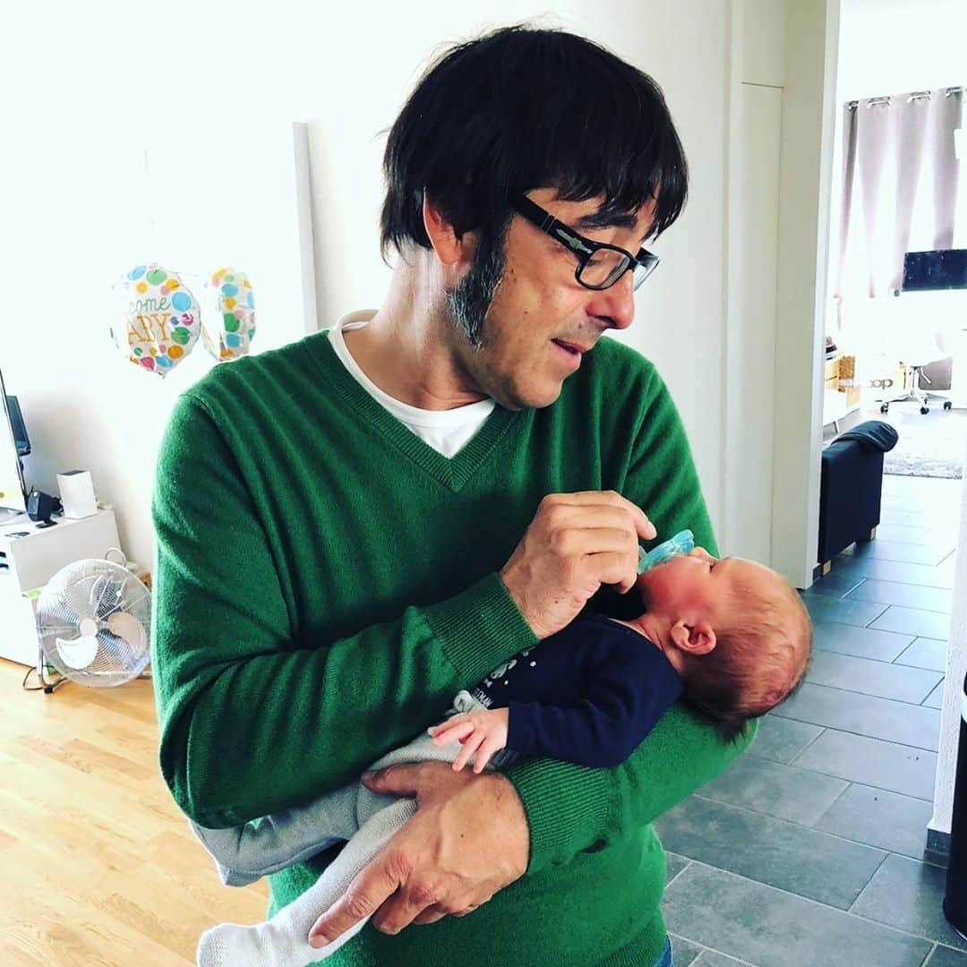 ブリュノ・マッソのインスタグラム：「Bon anniversaire Parain❤️」