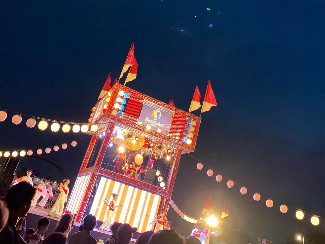 細田阿也さんのインスタグラム写真 - (細田阿也Instagram)「@tokyo_big_bon_odori_festival  #東京大盆踊り大会2019  #DANCEPARTY な感じの#盆踊り  華やかっ👘」9月1日 19時59分 - hosodaaya