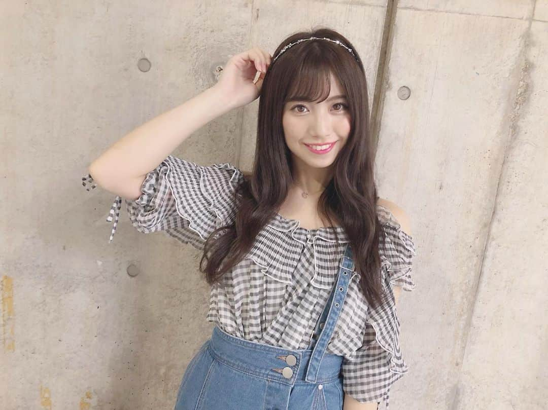 荒井優希さんのインスタグラム写真 - (荒井優希Instagram)「本日 ❤︎ tops → #snidel  skirt → #redyazel  headband → #NaAst #fashion #codenate #accessory #😊」9月1日 21時41分 - araiyuki57