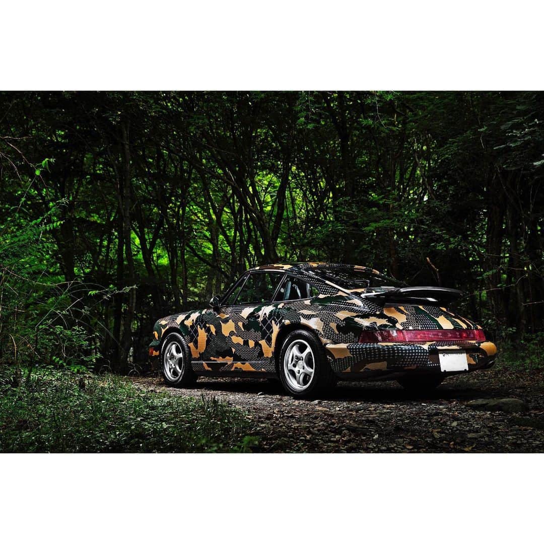 ファンダメンタルアグリーメントラグジュアリーさんのインスタグラム写真 - (ファンダメンタルアグリーメントラグジュアリーInstagram)「#FDMTL Japanese Sashiko Camo Porsche Carrera 911 for the global wrapping competition “Wrap Like a King” by @averydennison  Please vote us from Bio✌️ #wraplikeaking #wraplikeaking2019 #porsche #porsche911 #porsche964」9月1日 21時45分 - fdmtldenim