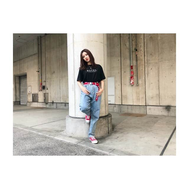 北川綾巴のインスタグラム：「#ootd #lafayette  #beep #converse  @lafayette_nyc  @lafayette_online_store」