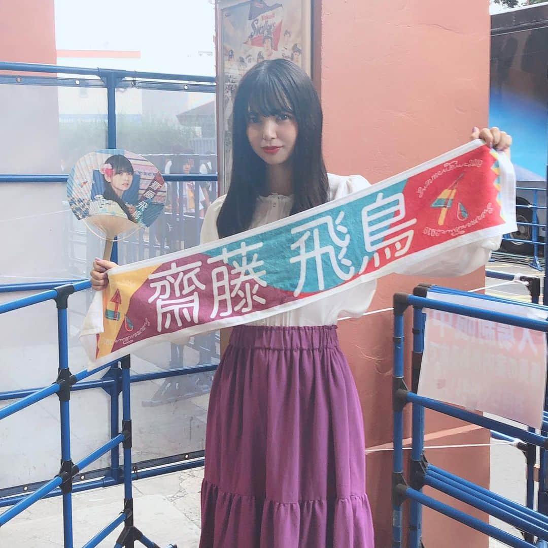 あやてん（島田彩加）さんのインスタグラム写真 - (あやてん（島田彩加）Instagram)「💃🏻﻿ ﻿ #乃木坂46真夏の全国ツアー ﻿ 最終日の神宮行ってきました。﻿ ﻿ 書きたいことは色々あるけど。。。﻿ ﻿ 乃木坂やっぱりはんぱねえ。。。﻿ ﻿ あしゅはとりあえず神。天使。人間じゃない。﻿ ﻿ 人間であるとするならばとりあえず彼女達と同じ人間である事がつらすぎた。﻿ ﻿ 桜井キャプテンおつかれさまでした😭めっちゃ綺麗だったしめちゃくちゃ感動した〜。Singoutの時の花火やばかったなあ。﻿ ﻿ お洋服はSingoutのあしゅ意識しました。笑 ﻿ #齋藤飛鳥様可愛いすぎて美しすぎて小顔過ぎて何この美少女有り得ないホントに人間なのって程愛していて乃木坂46はやっぱり一番だなというのを再認識してきましたありがとう#乃木坂46真夏の全国ツアー2019 #乃木坂46#あしゅ#齋藤飛鳥#乃木坂#ライブ#神宮#乃木坂ライブ#乃木坂46ライブ #アイドル#与田祐希#白石麻衣#桜井玲香#あしゅりん#齋藤飛鳥推し#乃木撮#乃木坂46好きな女ヲタさんと繋がりたい#乃木坂工事中#あしゅみな#あしゅ推し#神宮球場#神宮#nogizaka46」9月1日 22時27分 - ayatenchann