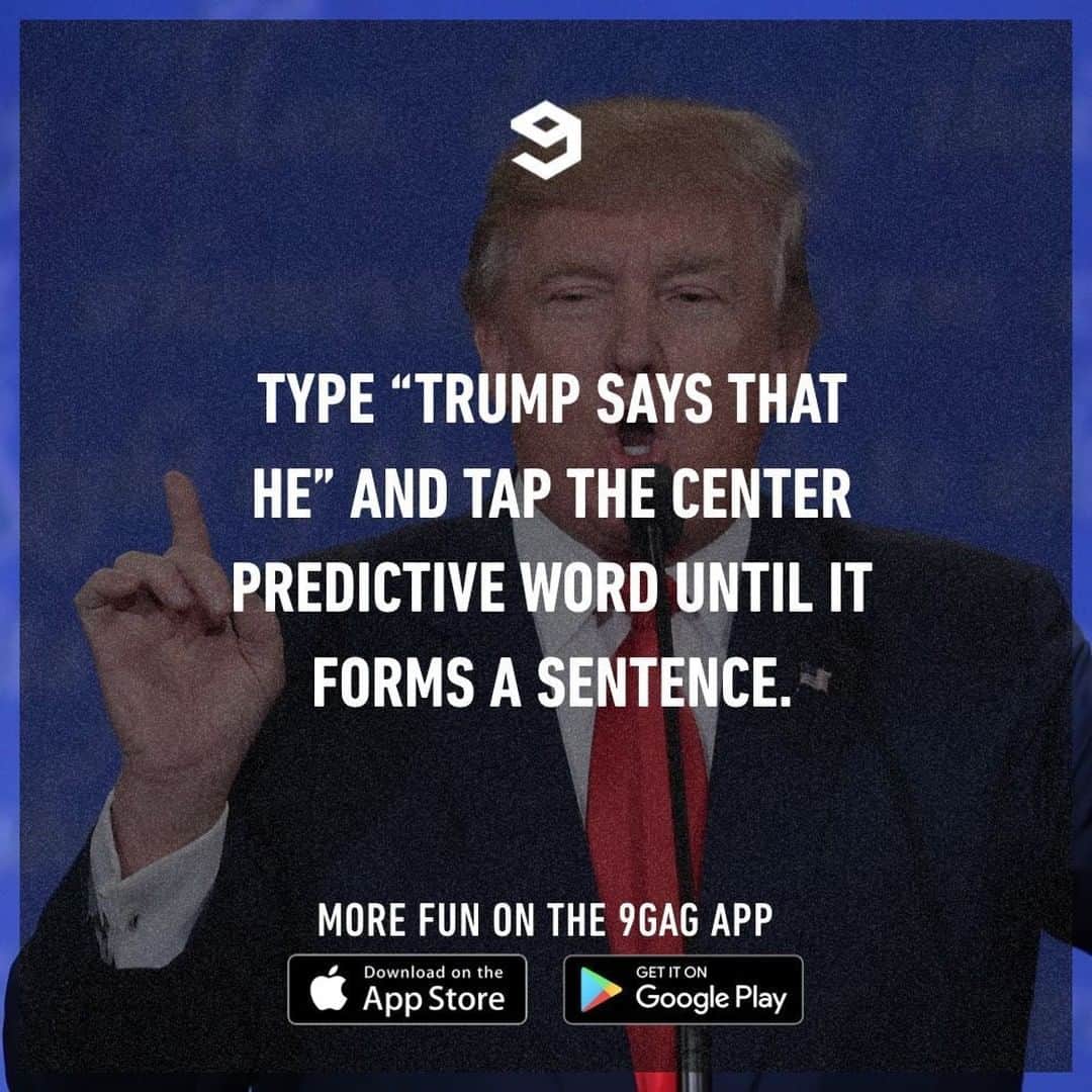 9GAGさんのインスタグラム写真 - (9GAGInstagram)「Trump says that he loves to play a special game when he goes to the doctor.⠀ #predictivesentence #trump #9gag」9月1日 23時01分 - 9gag