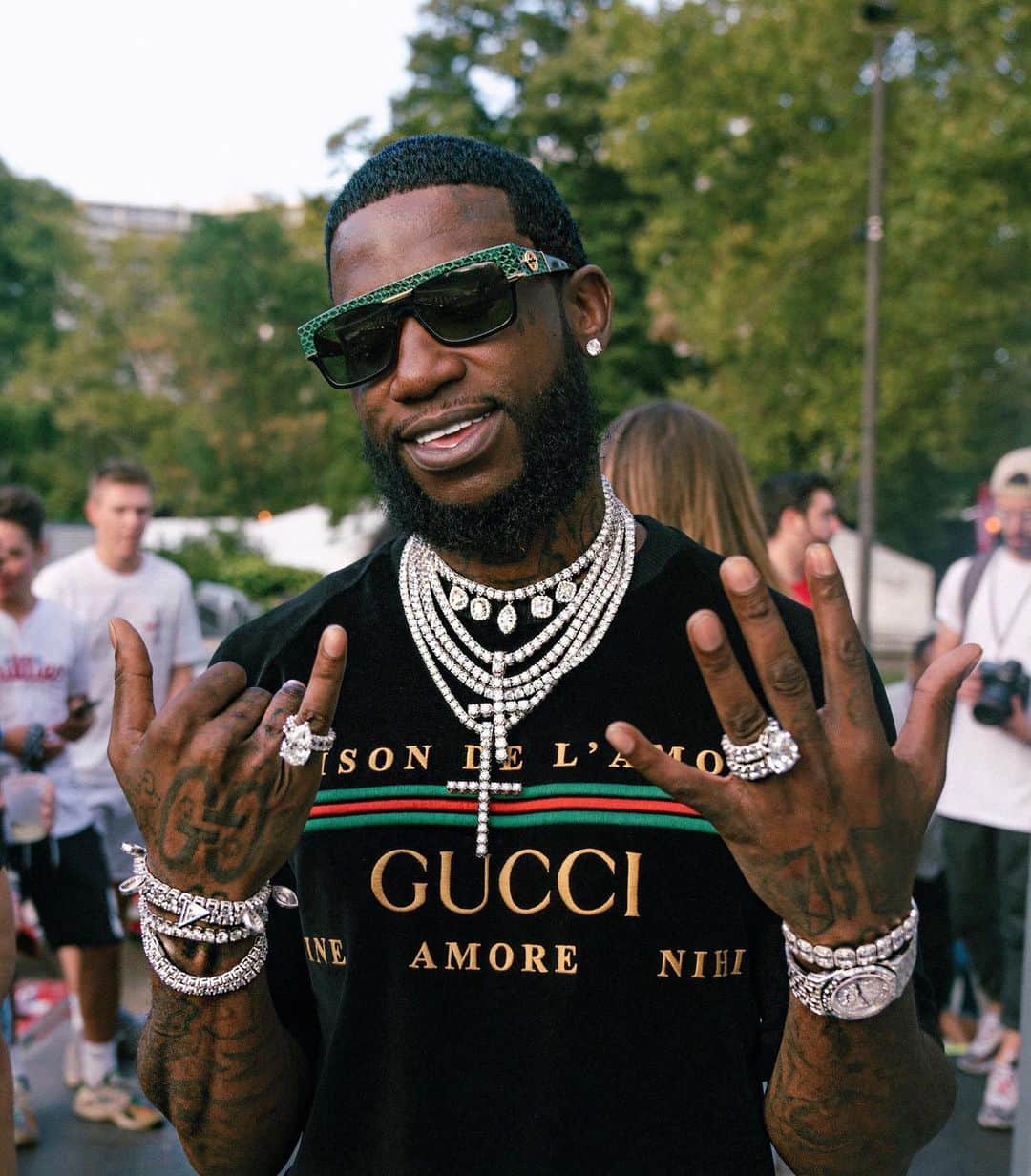 グッチ・メインのインスタグラム：「It’s All Gucci Baby 💎💰🔥」