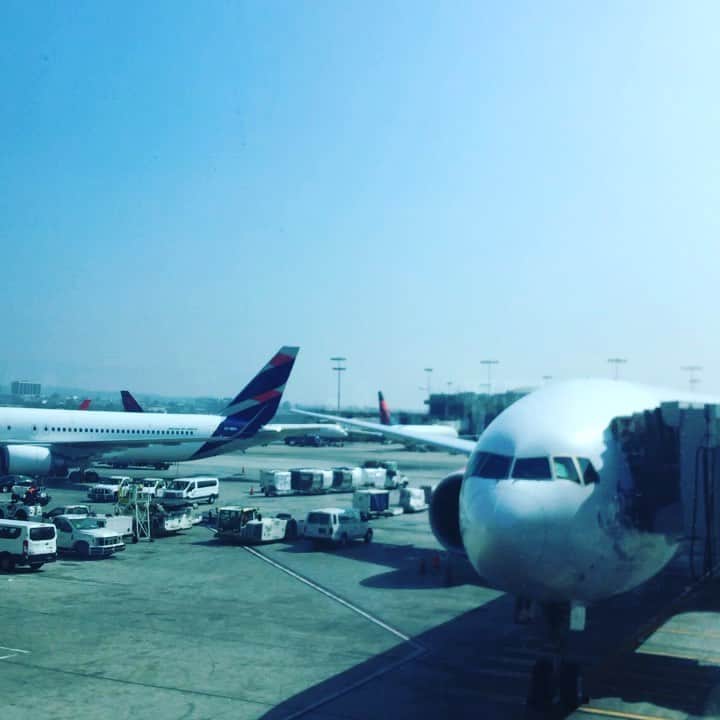 渋谷慶一郎のインスタグラム：「Back to Tokyo. Good bye LA CU soon.」