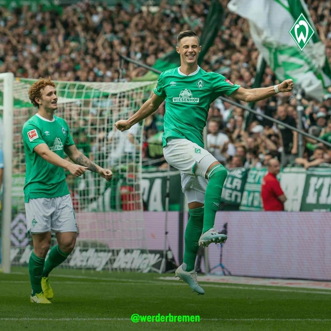 ヴェルダー・ブレーメンさんのインスタグラム写真 - (ヴェルダー・ブレーメンInstagram)「So fühlen wir uns gerade alle, @marcofriedl_32 🤘 _______ #werder #bremen #svw #heimsieg #flyhigh #Friedl #3Punkte #Ostkurve #nurderSVW #nordphoto」9月2日 2時10分 - werderbremen