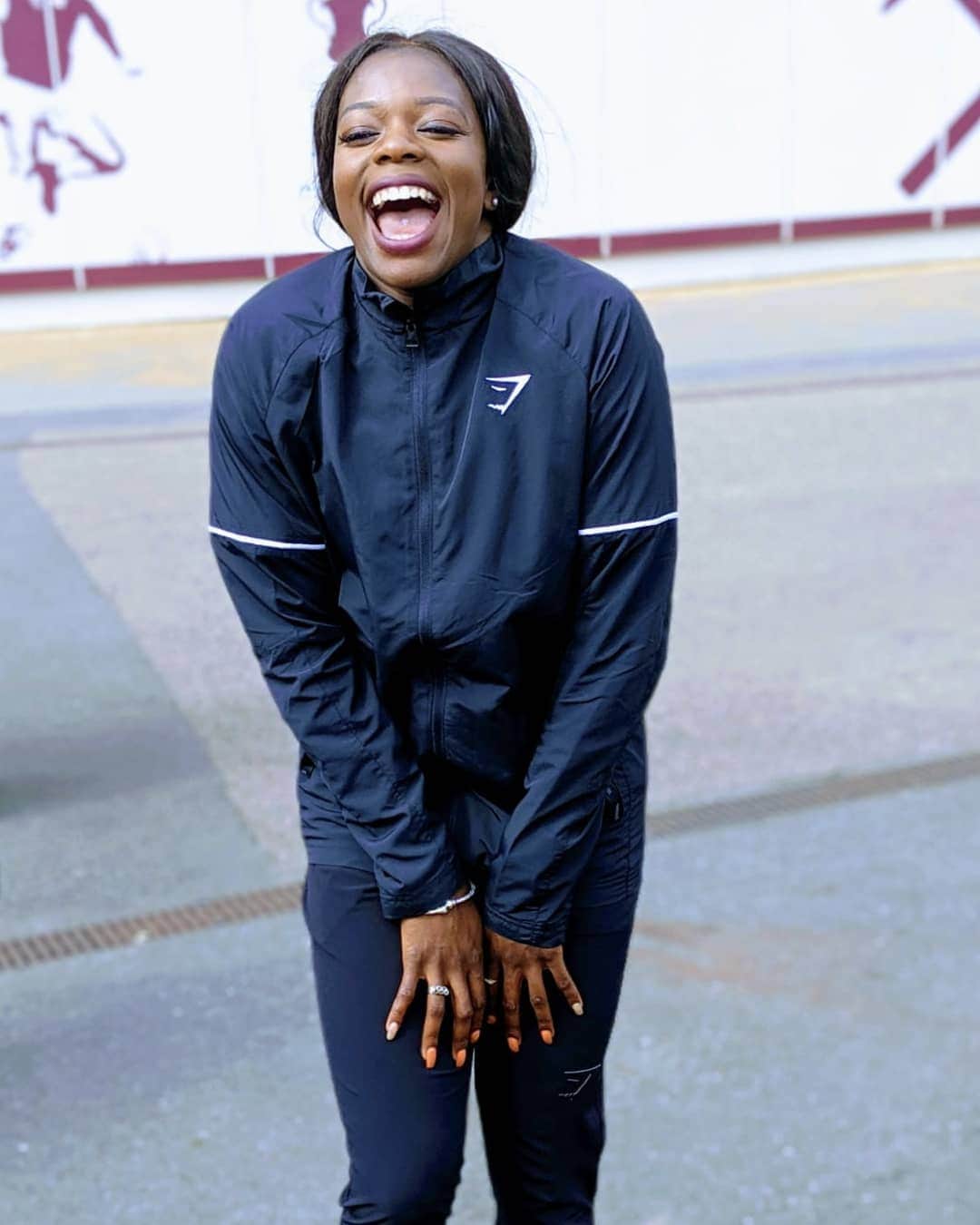アシャ・フィリップのインスタグラム：「Mood right now 😁🙌🏾😁... Ran 11.10 (+0.7) today in Berlin💪🏾. Equal PB. Equal 5th UK all-time. World Championships here we come 🇬🇧🇬🇧🇬🇧 . . #WorldChamps🇬🇧 #Joy #Dedication #Doha2019🇶🇦 #Athlete」
