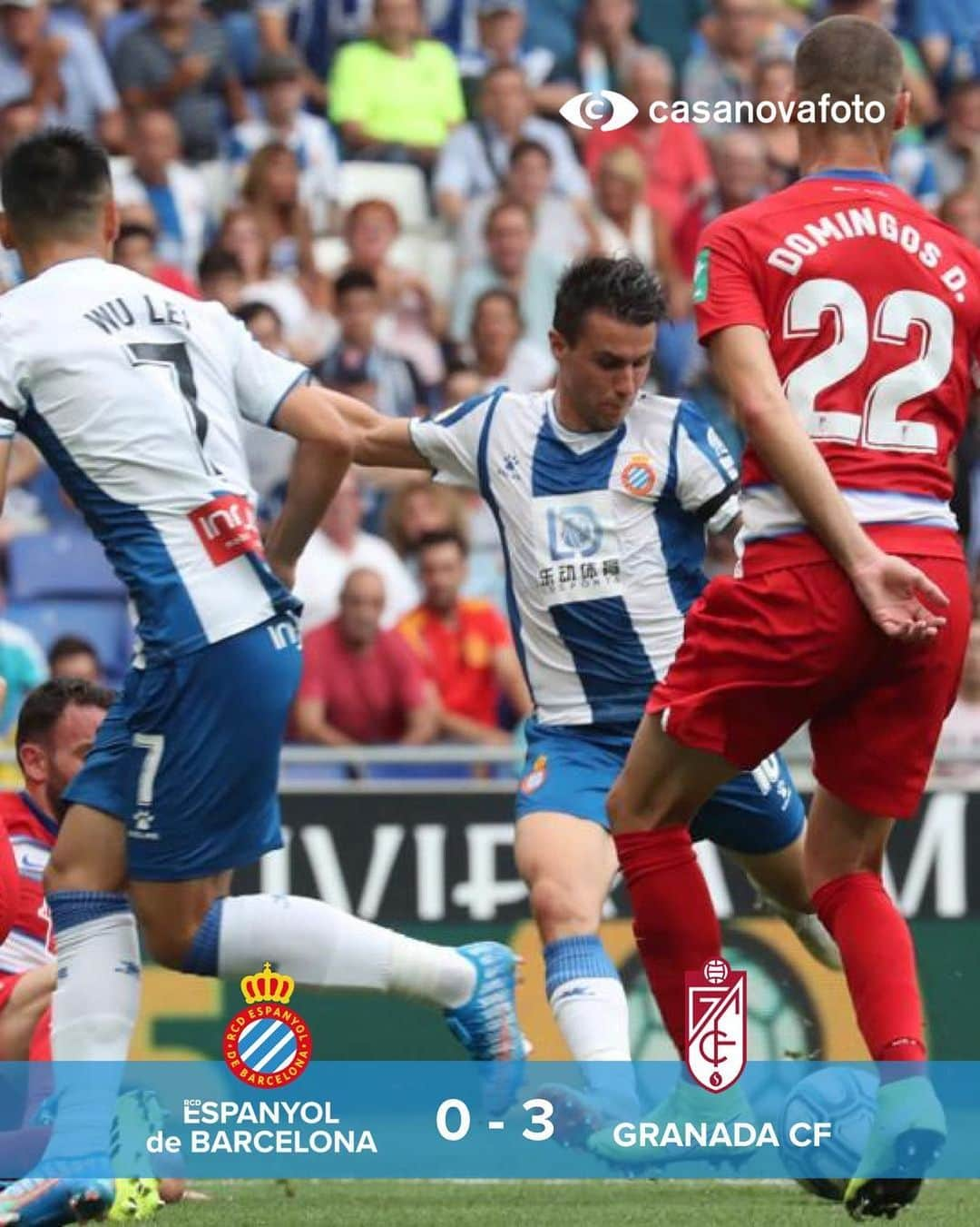 RCDエスパニョールさんのインスタグラム写真 - (RCDエスパニョールInstagram)「FULL-TIME: RCD Espanyol de Barcelona 0-3 Granada CF - #EspècieEnExpansió | #RCDE | #Volem | #EspanyoldeBarcelona | #EspanyolGranada」9月2日 4時46分 - rcdespanyol