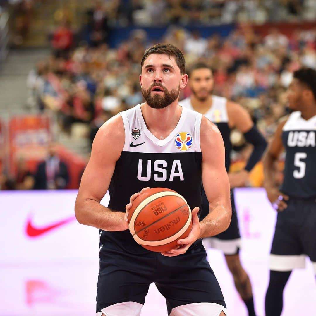 Brooklyn Netsさんのインスタグラム写真 - (Brooklyn NetsInstagram)「9 PTS | 4 REB | 2/3 3PT for Joe in @usabasketball’s win in their @fibawc opener 🇺🇸」9月2日 5時40分 - brooklynnets