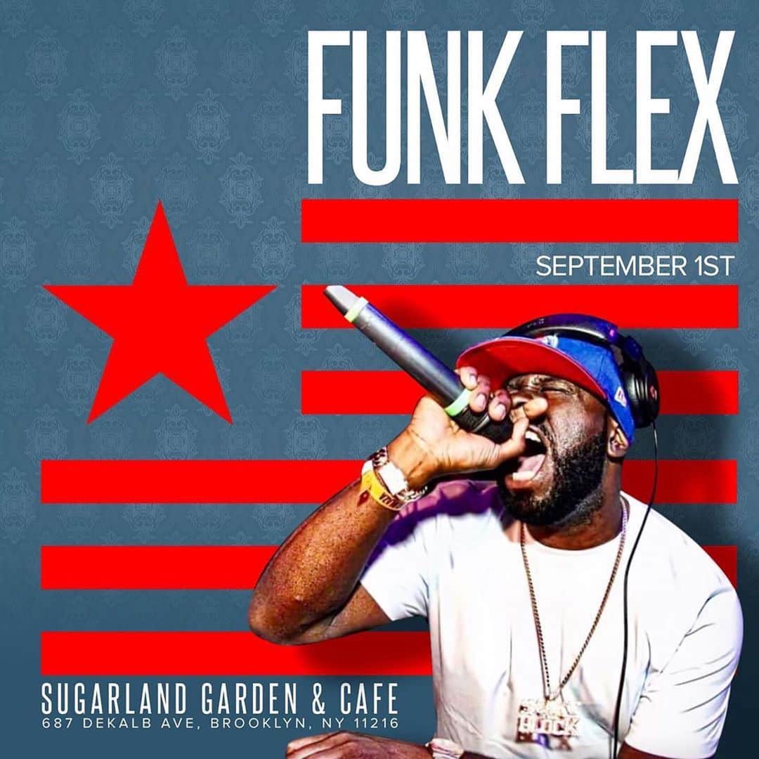 ファンクマスター・フレックスのインスタグラム：「TONIGHT! Oh yes! Brooklyn! FunkFlex on the set! @litdigitaldjs」
