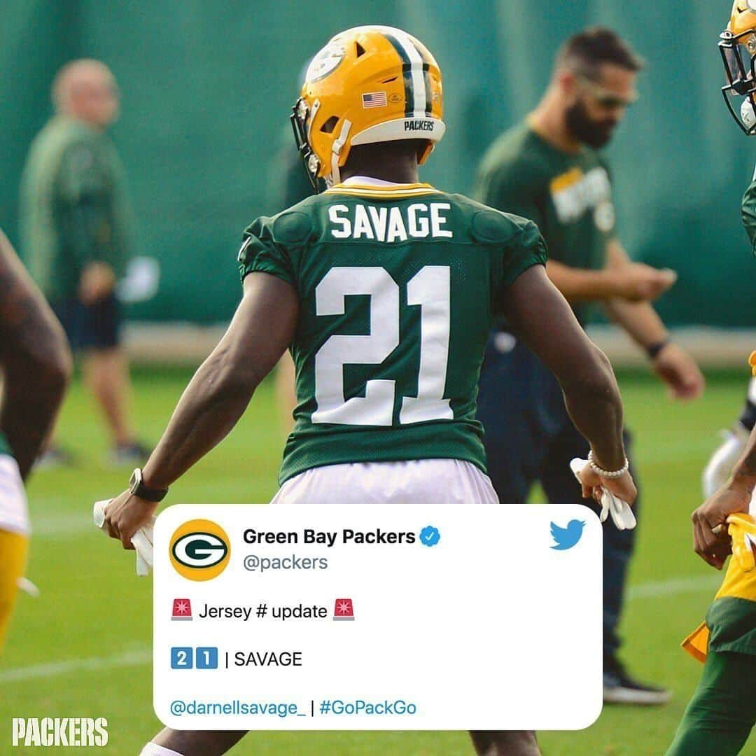 espnさんのインスタグラム写真 - (espnInstagram)「21 Savage, your newest Green Bay Packer 😂 (via @packers, @espnnfl)」9月2日 6時42分 - espn