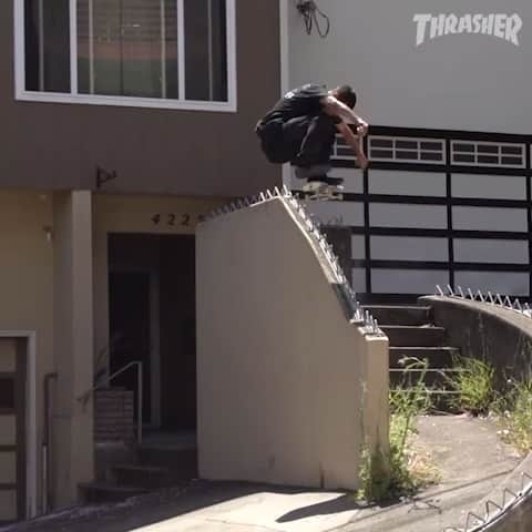 スラッシャーのインスタグラム：「New @milessilvas x @plaskate x Thrasher part premiering MONDAY on ThrasherMagazine.com 🔥」