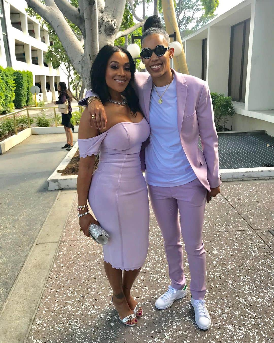 ミミ・ファウストさんのインスタグラム写真 - (ミミ・ファウストInstagram)「Wedding Vibes 🥂 she matching my fly. @tyyoung11」9月2日 8時23分 - mimifaust