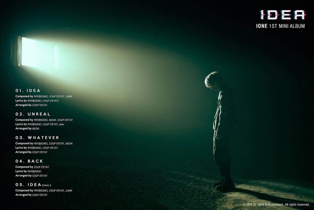 テハ さんのインスタグラム写真 - (テハ Instagram)「IONE  1st MINI ALBUM [IDEA] Release 2019.09.06  #아이원 #ione #idea」9月2日 19時12分 - ___ione___