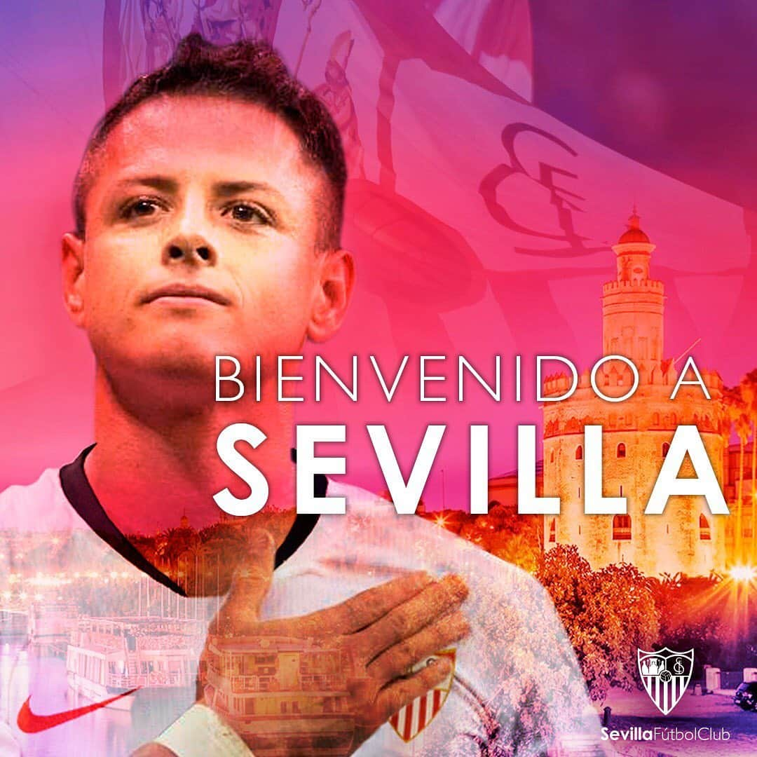 セビージャFCさんのインスタグラム写真 - (セビージャFCInstagram)「🇲🇽 ¡El duodécimo! 😃⚽️ ¡Bienvenido, @ch14_ ! #WeareSevilla #ChicharitoSevillista」9月2日 19時20分 - sevillafc