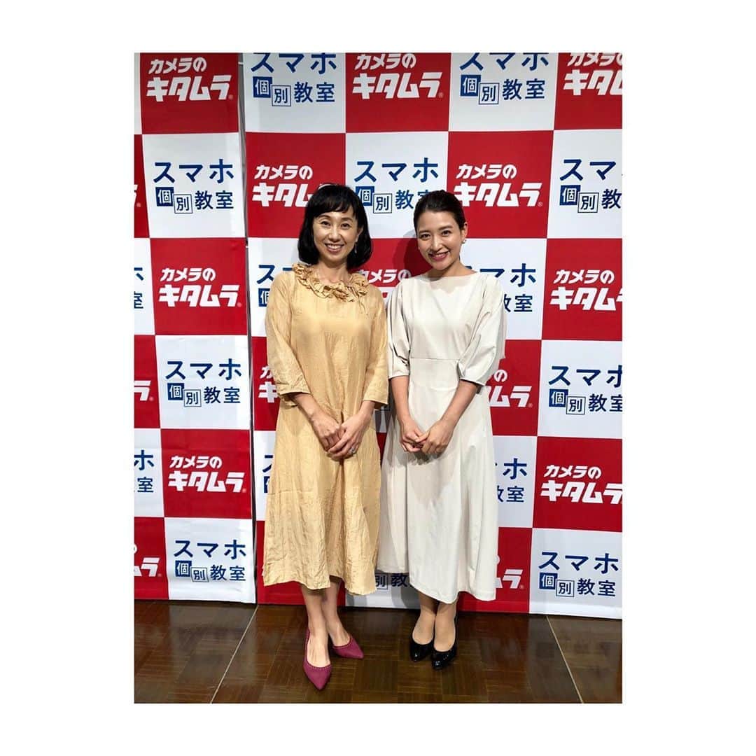 小熊美香さんのインスタグラム写真 小熊美香instagram 先日 カメラのキタムラ スマホ個別教室 記者発表会の司会を 務めました ゲストには 東尾修さん 理子さん 理汰郎くんにお越し頂き 修さんが初の自撮り セルフィー や インスタグラム投稿に挑戦
