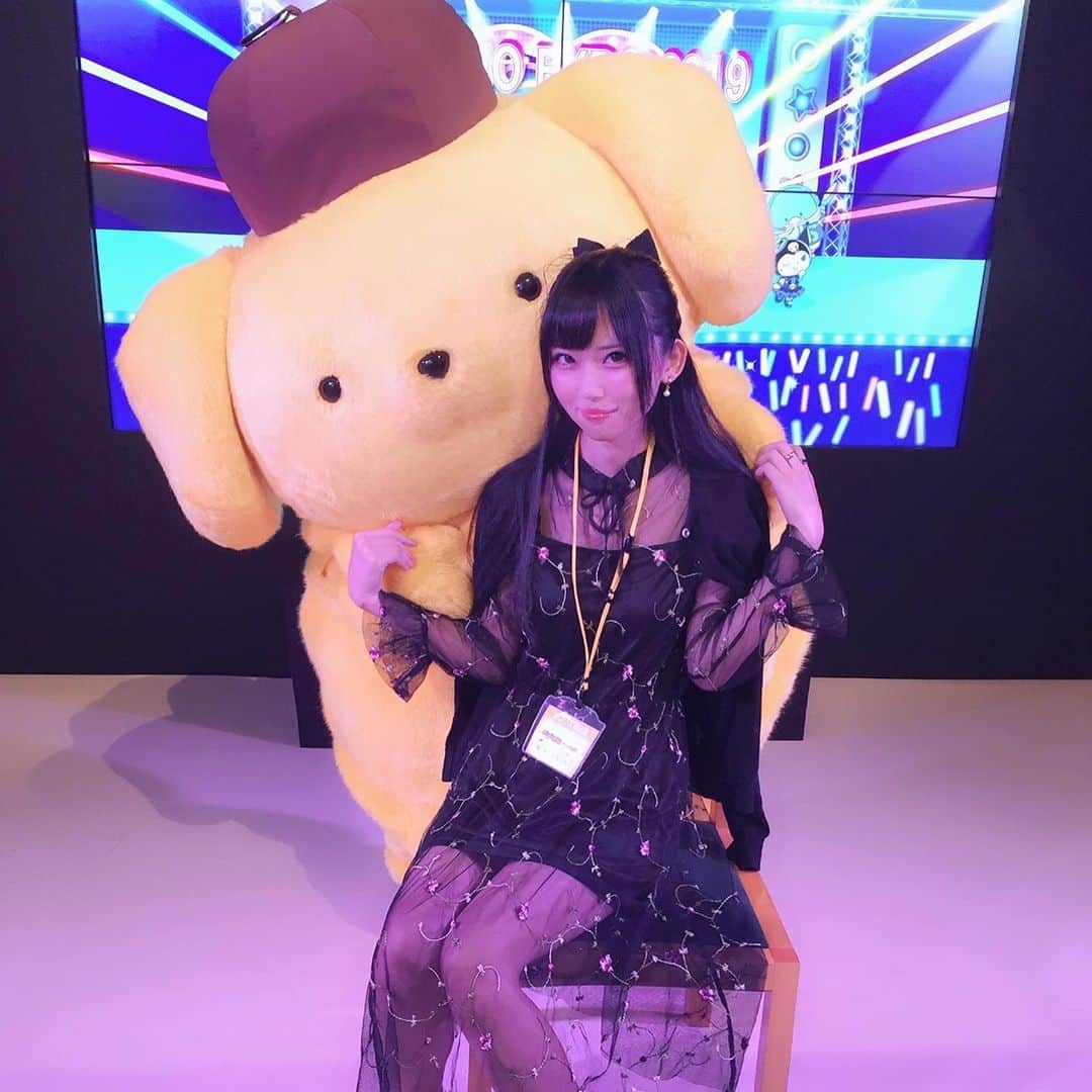 甘栗いるふのインスタグラム：「プリンくんの神ファンサキャラグリ！！ かわいしゅぎ…😭💕 #ポムポムプリンアンバサダー  #ポムバサダー」