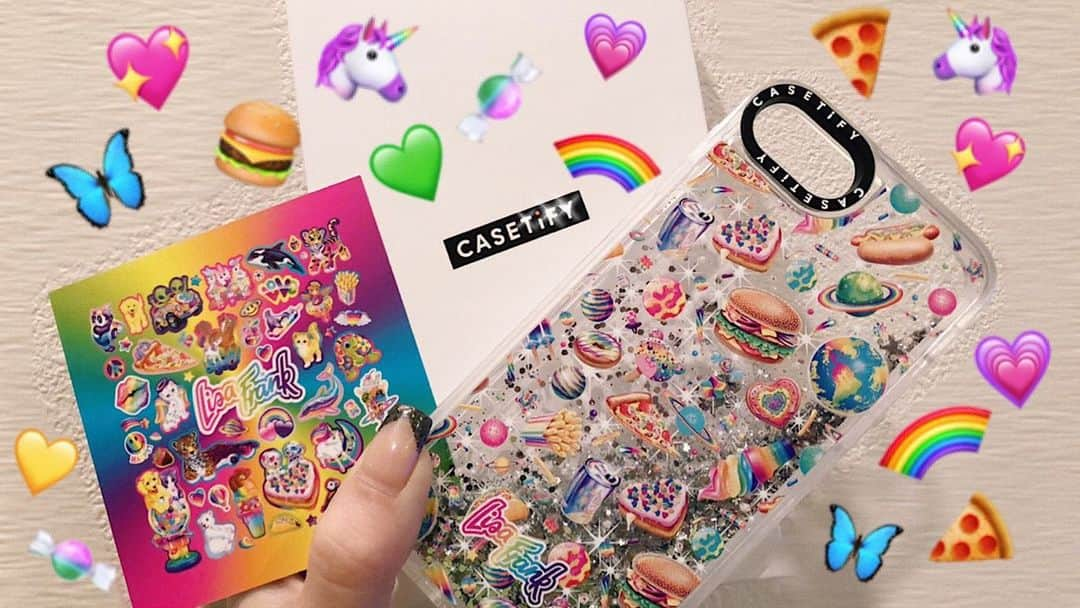 藤田杏奈さんのインスタグラム写真 - (藤田杏奈Instagram)「🌈New📱iPhonecase🌈 Lisa Frank × CASETiFY コラボをGet🤙🏻⚡️⚡️ . カラフルでポップなデザインで 本当に可愛い🤩😍❤️❤️ 私はシルバーのグリッターカラーにしたよ💎🦄🍬🍭 右にスライドしてみてね☞☞ . . .  @casetify  @casetify_jp  #lisafrankxcasetify  #casetify #casetify  #casetify_jp  #iphonecase #caseiphon  #lisafrank #lisafrankart」9月2日 12時14分 - anna_fujita