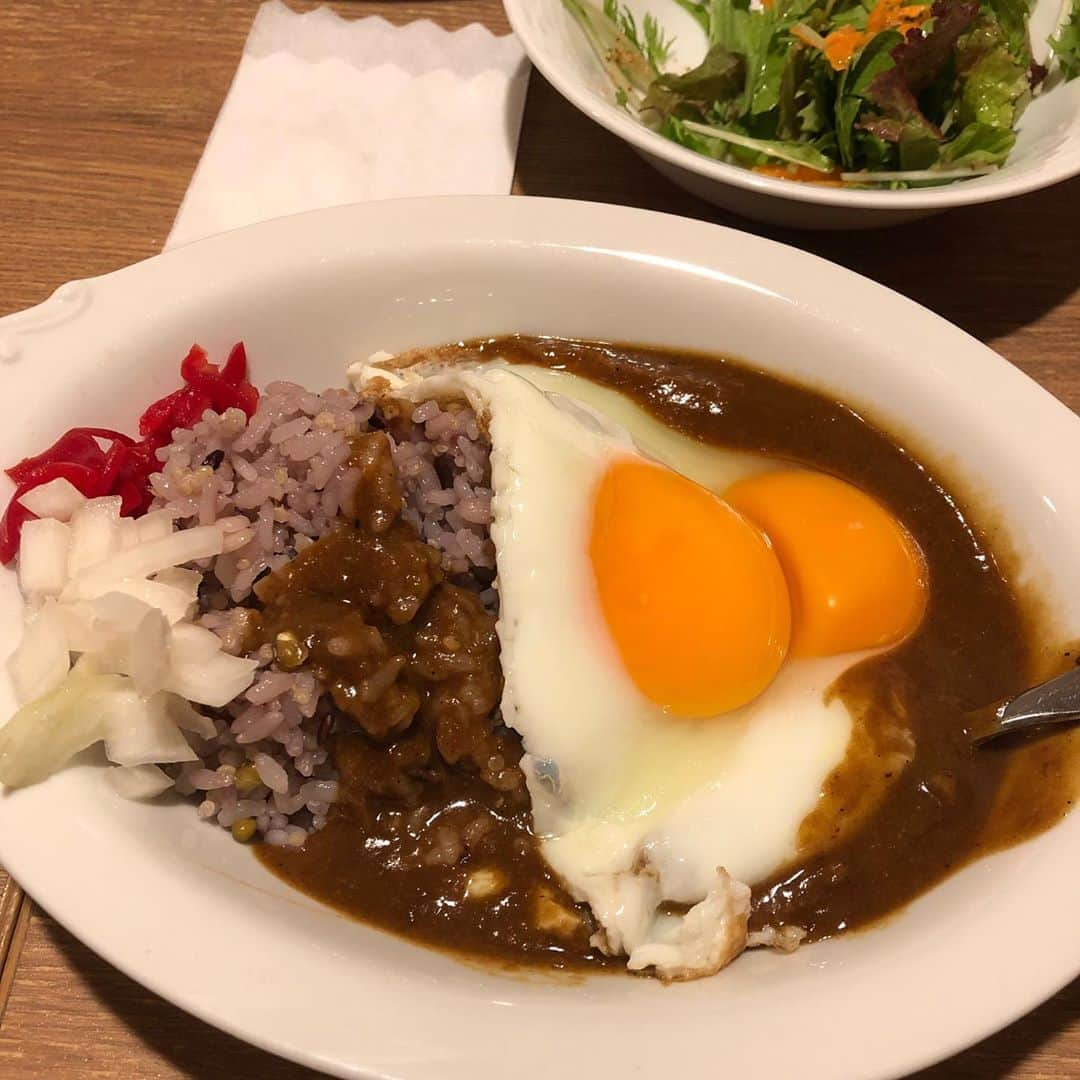 木村祐一さんのインスタグラム写真 - (木村祐一Instagram)「#いつぞやの #ニューキャッスル #辛来飯 #目玉焼き #サービス #双子卵 #銀座 #銀座ランチ」9月2日 13時52分 - kimkimni