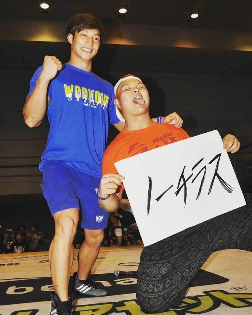 上野勇希さんのインスタグラム写真 - (上野勇希Instagram)「上野、吉村 ノーチラス 始めました。  #ddtpro #上野勇希 #吉村直巳 #DISASTERBOX」9月2日 15時35分 - dna_ueno