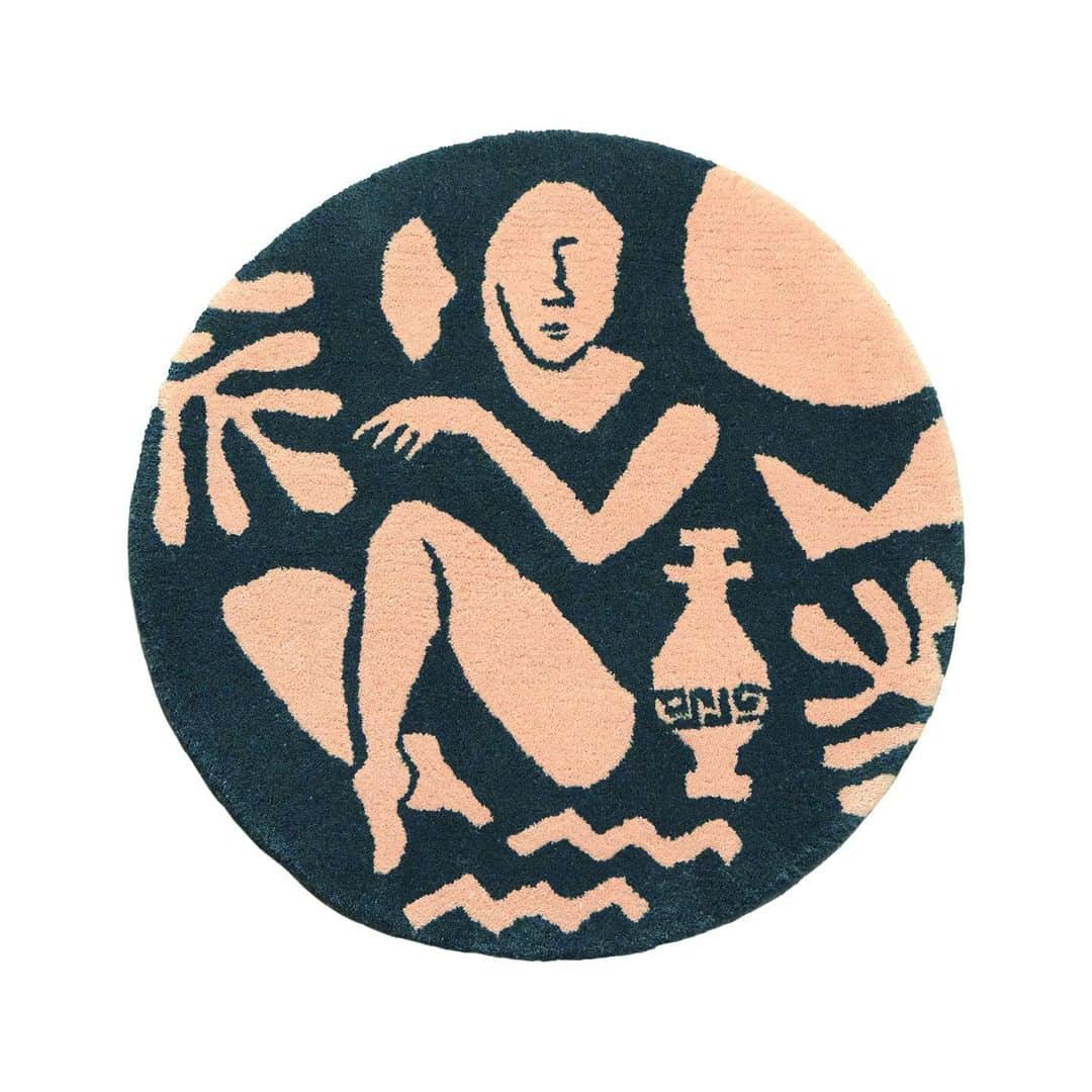 KEISUKE SYODAさんのインスタグラム写真 - (KEISUKE SYODAInstagram)「The best color combinations I think Original Greek motifs Doormat (Dusty Pink x Deep Green) . Now available on @studiotheblueboy . . #greek #greece #motif #pottery #ceramics #rug #carpet #design #abstract #art」9月2日 16時32分 - keisukesyoda