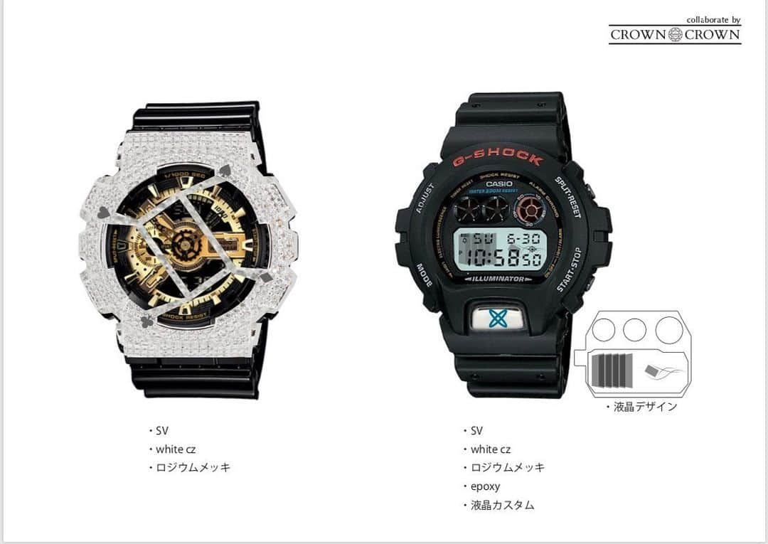 椿隆之のインスタグラム：「#crowncrown とコラボ #G-SHOCK  ビジュアル解禁でーす！  ホームページは、もう間もなく！  #時計  #コラボ  #gショック」