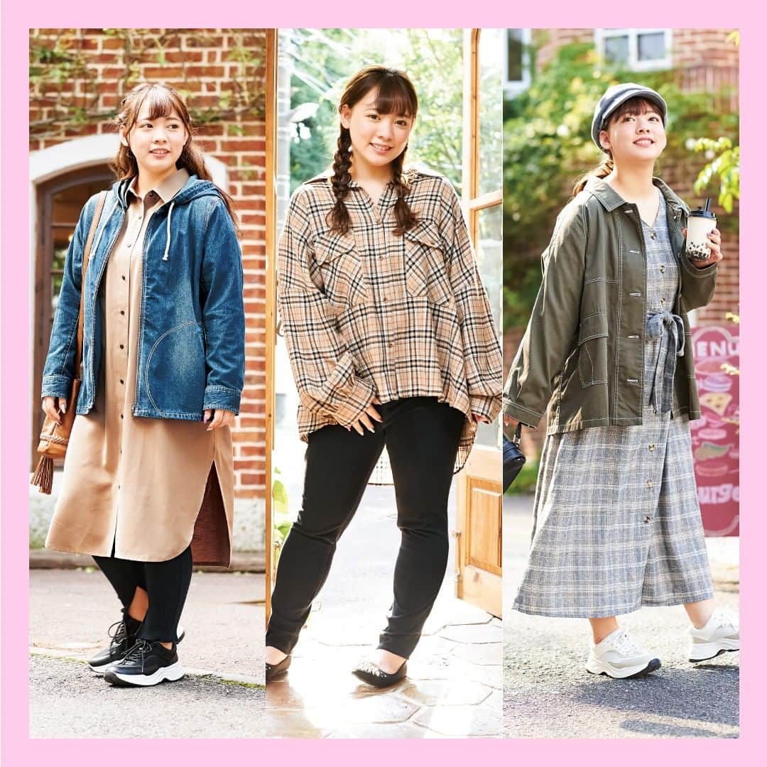 しまむらさんのインスタグラム写真 しまむらinstagram レディース大きいサイズ ゆったりとしたサイズ 秋を楽しめるアイテムが揃っています レディース各種 シャツワンピース 1 900円 スキニーパンツ 1 900円 ジャケット各種 1 900円 ほか