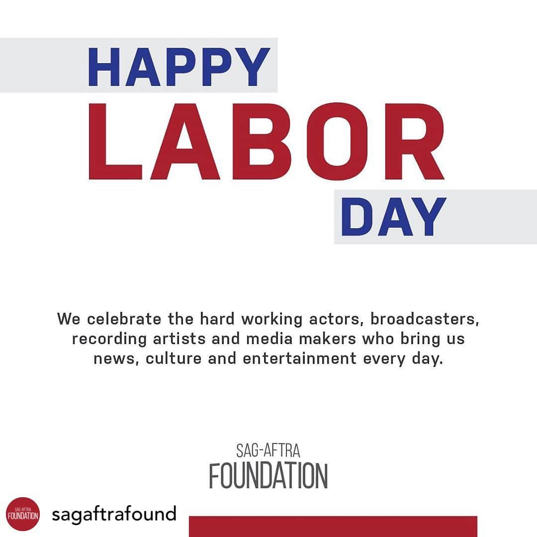 シャロン・ローレンスさんのインスタグラム写真 - (シャロン・ローレンスInstagram)「Posted @withrepost • @sagaftrafound This #LaborDay, we pay tribute to all of the performers out there working hard to make their dreams come true AND pay the bills. In honor of our annual #ActorsWithDayJobs, share yours loud & proud!  When I joined our performing unions @sagaftra  and @actorsequity back in 1984 my day AND night job was as a #waitress . After I joined the #union I not only made a living but paid off my #studentloan AND began investing in my #pension. #unionstrong」9月3日 4時47分 - sharonelawrence