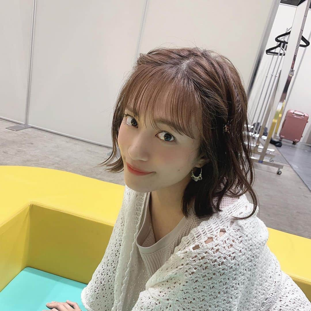 斉藤真木子さんのインスタグラム写真 - (斉藤真木子Instagram)「お気に入りのピアス☺︎ 昨日の握手会でもたくさん褒めてもらえて嬉しかったですっ」9月2日 20時06分 - saitomakiko628