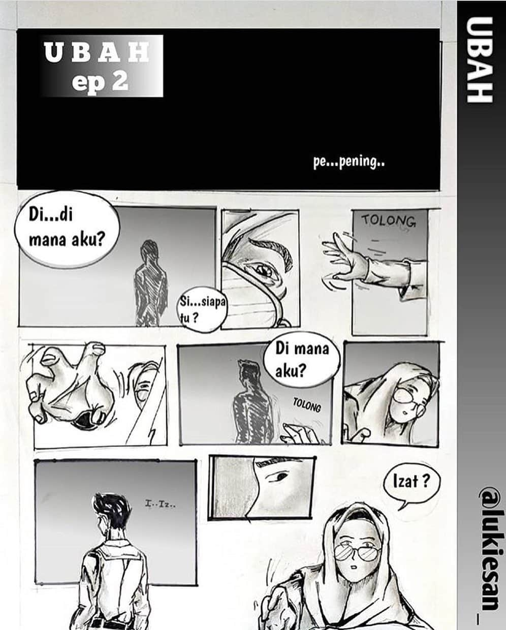 Koleksi Komik Malaysiaさんのインスタグラム写真 - (Koleksi Komik MalaysiaInstagram)「#Repost @lukiesan_ with @get_repost ・・・ UBAH Episode 2 part 1 Genre - kehidupan sekolah, romance, pelik • Akhirnya, kita telah sampai ke episod yang ke 2 komik UBAH • Banyak perkara terjadi selepas insiden itu, yang paling pelik adalah bila Yati salah bawa jadual 😂 • Min just wondering, apa yang Yati buat pada hari Selasa? • Share this newborn comic✨ • #artmalaysia #art #artist #newbie #newborn #sketching #inking #sketchink #malaysiaart #sakuramicron #pelukis #pelukismalaysia #malaysiaart #yati #izat #switch #comicpages #comic #comicmalaysia #ubahbylukiesan #ubah」9月2日 20時24分 - tokkmungg_exclusive