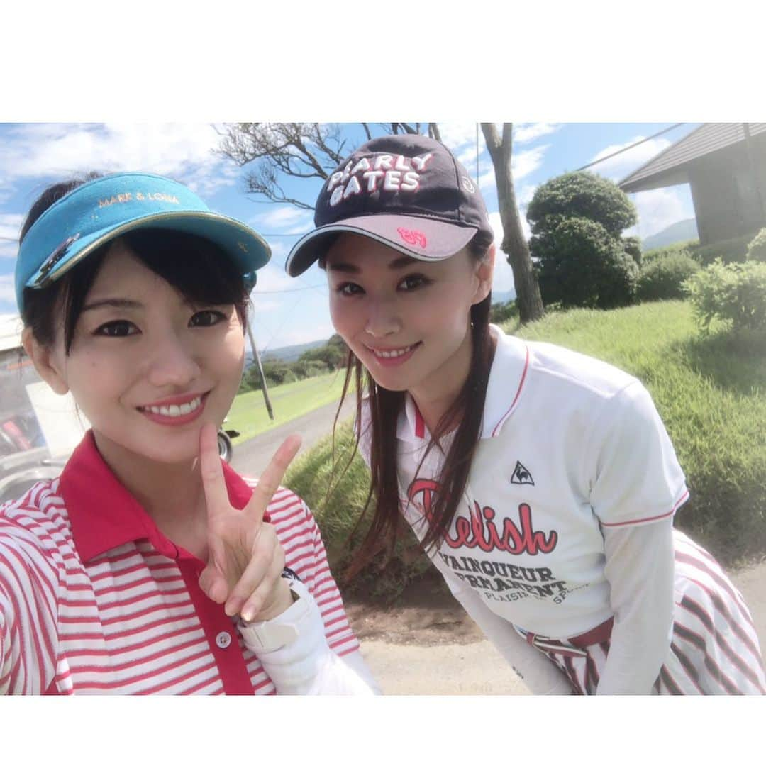 にゃんさんゴルフさんのインスタグラム写真 - (にゃんさんゴルフInstagram)「. . 箱根くらかけゴルフコース⛳️ . . あやめちゃんとひさびさ♡ あと少しで富士山みえたー🤣🗻 . . 帰りに一瞬、箱根湯本駅のあたりを散策✨ . . #箱根ゴルフ#100切り#箱根#箱根くらかけゴルフコース#富士山#芦ノ湖#箱根湯本駅#箱根散策#絶景#ゴルフ女子#旅行大好き#golfgirl #ladiesgolf #golfhotties #golfbabes #golflife #golfstagram #japanesegirl #lovegolf  #golfer #ゴルフ大好き#instagolf #スポーツ女子 #골프 #모델 #한국  #高尔夫球 #vg_fashion#summergolf」9月2日 20時50分 - miiiii0228