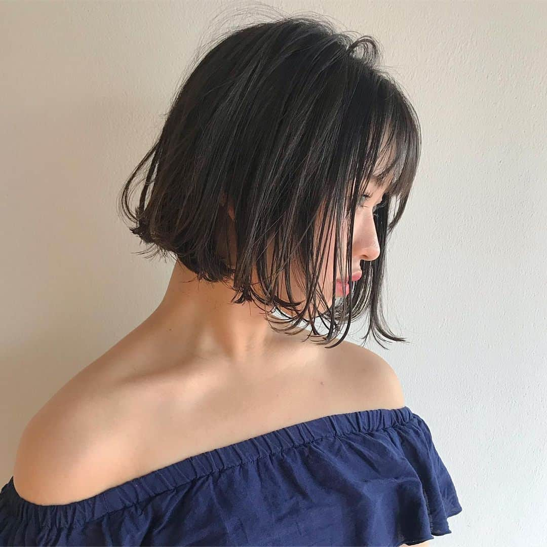 淺川美穂さんのインスタグラム写真 - (淺川美穂Instagram)「. バッサリ✂︎ #あさボブ  めちゃくちゃ似合ってます❤︎ . #あさボブ  #six_うす色」9月2日 21時42分 - asakawa_miho_