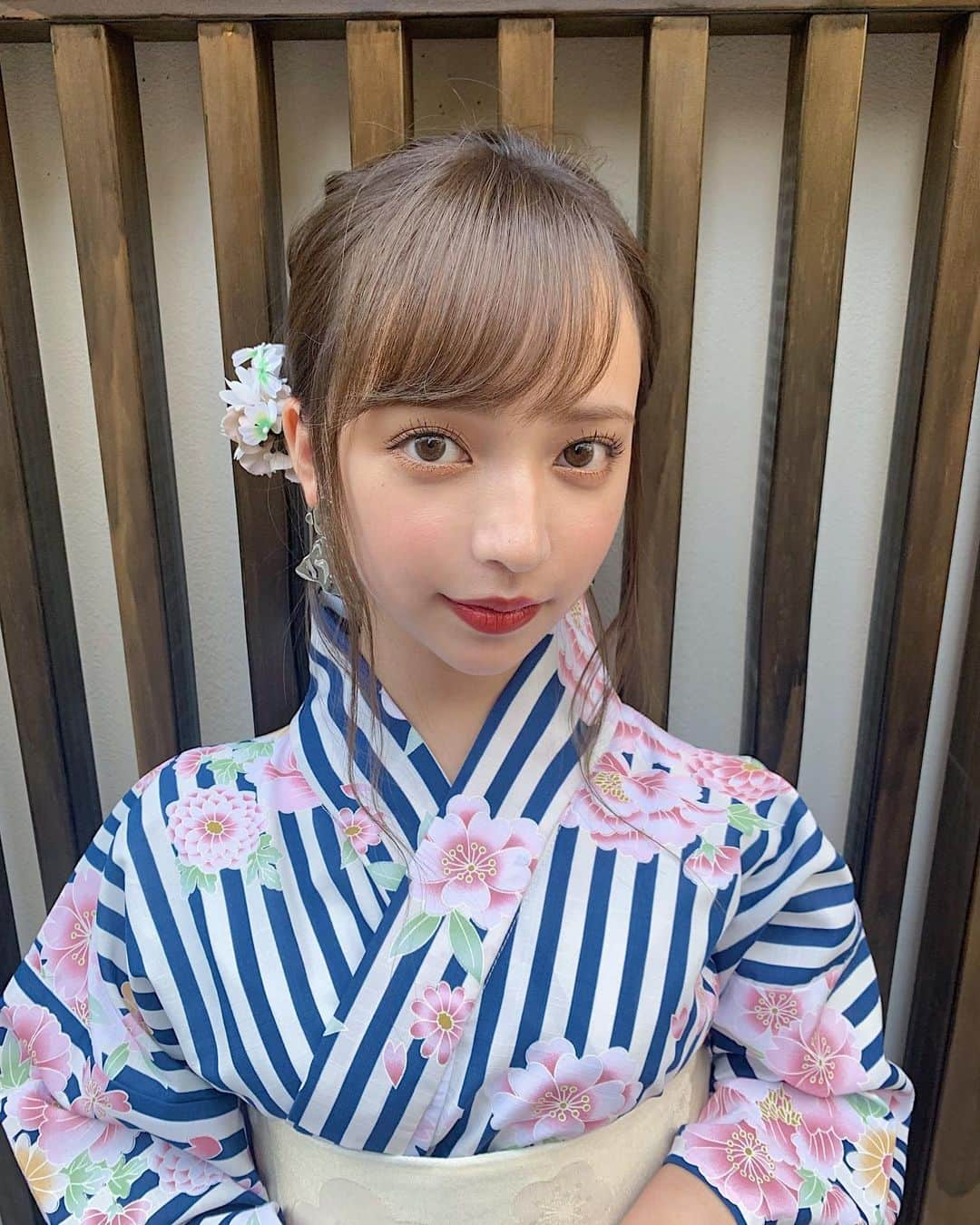 平尾優美花（ゆみちぃ）さんのインスタグラム写真 - (平尾優美花（ゆみちぃ）Instagram)「浴衣の写真たくさんあるんだけど、たくさん貼ると飽きられちゃうかあ、、、？🤔🤔」9月2日 21時53分 - hirao_yumika