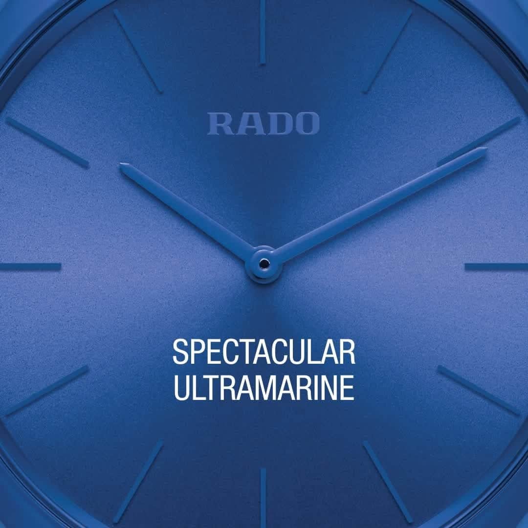 のインスタグラム：「Spectacular Ultramarine is airy and expressive. Perfect for those who love to bring the outdoors indoors. Show your true colours and learn more at the link in the bio. #MasterOfMaterials #TrueThinline #RadoColours」
