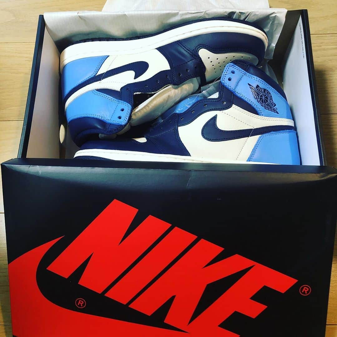 松本直晃さんのインスタグラム写真 - (松本直晃Instagram)「#gotem #nike #jordan1 #obsdian  #unc #sneaker #sneakerstyle」9月2日 22時40分 - naoaki.66