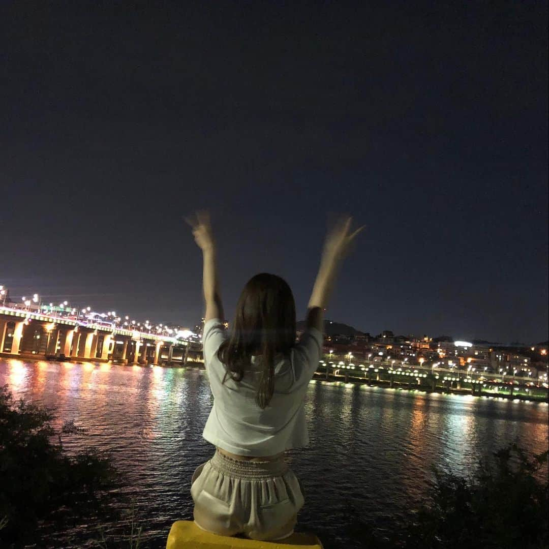 ひよんさんのインスタグラム写真 - (ひよんInstagram)「👸💓🌉🌙 ㅤㅤㅤㅤㅤㅤㅤㅤㅤㅤㅤㅤㅤ たのしかった夜🌛❤️ 気温もちょうどよかった🥰 ㅤㅤㅤㅤㅤㅤㅤㅤㅤㅤㅤㅤㅤ」9月2日 22時42分 - cchan_fee4