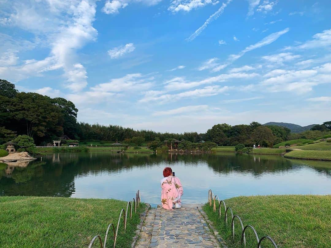 高木琢也さんのインスタグラム写真 - (高木琢也Instagram)「日本三名園 岡山後楽園🌳🌳 鏡みたいじゃね？ この庭綺麗だったなー😍💙 #日本三名園 #岡山後楽園 #庭 #寄り道」9月2日 22時57分 - takagi_ocean