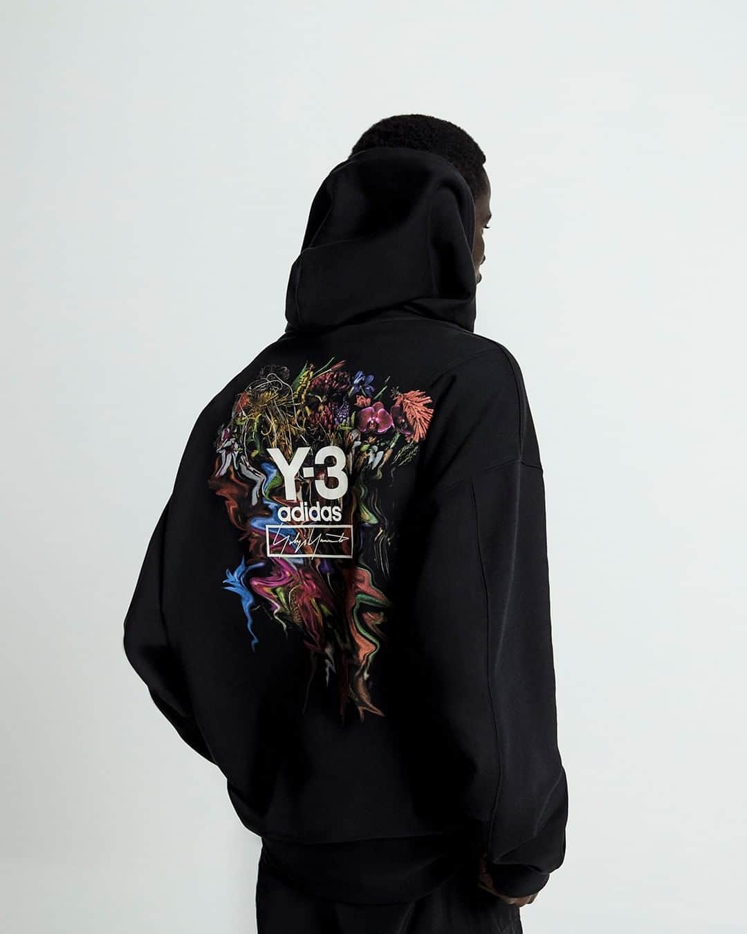 ワイスリーのインスタグラム：「Y-3 Toketa Print Hoodie. Y-3 Fall Winter 2019. --- #adidas #Y3 #YohjiYamamoto Discover the collection at Y-3.com」