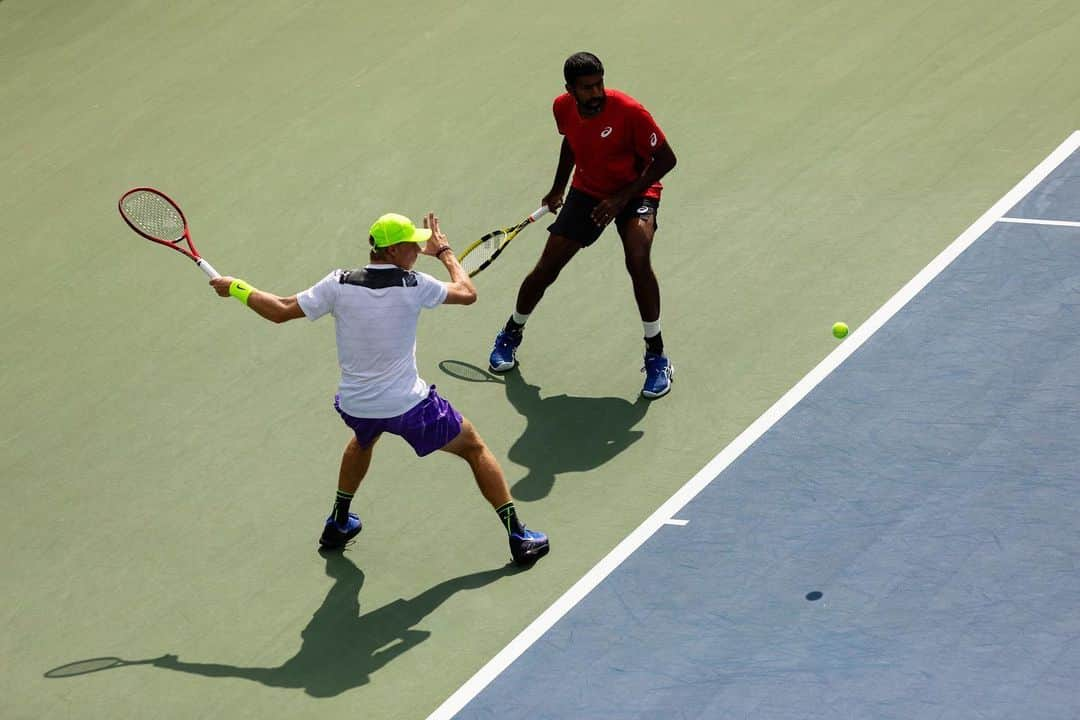 デニス・シャポバロフさんのインスタグラム写真 - (デニス・シャポバロフInstagram)「Thanks for playing with me bro, always a pleasure to be on court with you 💪🏼 @rohanbopanna0403」9月2日 23時21分 - denis.shapovalov