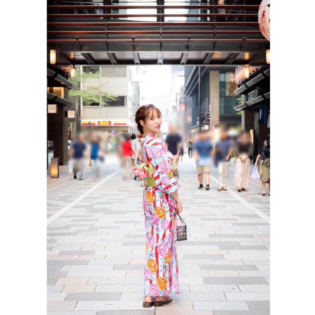 輝月あんりのインスタグラム：「💗🏮👘🎆🎇💓」