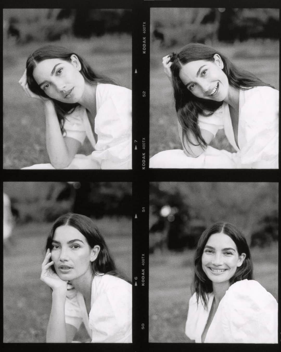 リリー・オルドリッジさんのインスタグラム写真 - (リリー・オルドリッジInstagram)「I love the look & feeling of Film and love a contact sheet 🎞 @bjorniooss captured Haven Beautifully 🌸💕 Has anyone checked out my new website! What to you think? #LinkInBio #Haven」9月3日 5時10分 - lilyaldridge