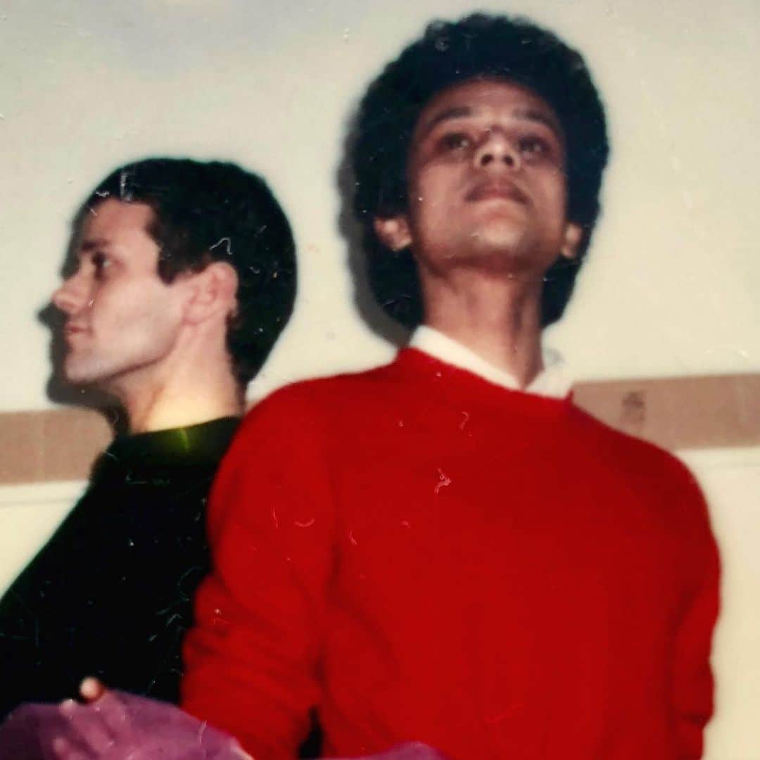 のインスタグラム：「Polaroid..Halston days. Ed Riley and Naeem. #halston @halstonfilm」
