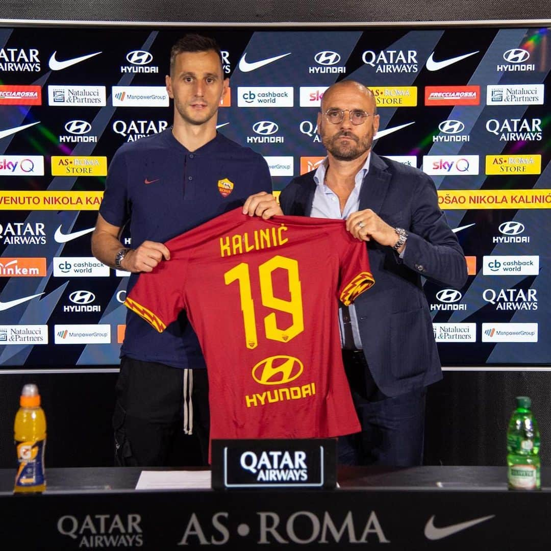 ニコラ・カリニッチのインスタグラム：「AS Roma」