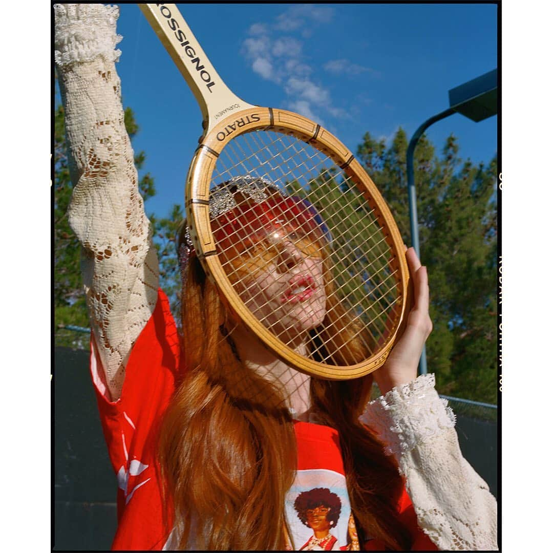 Faith Picozziさんのインスタグラム写真 - (Faith PicozziInstagram)「Gucci Tennis 1️⃣ 📸 @filip.milenkovic 🎨👗@faithpicozzicreative @filipandfaith Wearing @gucci @alessandro_michele 💥 #film #mediumformat #gucci #alessandromichele #ignasimonreal #fashion #style」9月3日 3時06分 - faithpicozzi