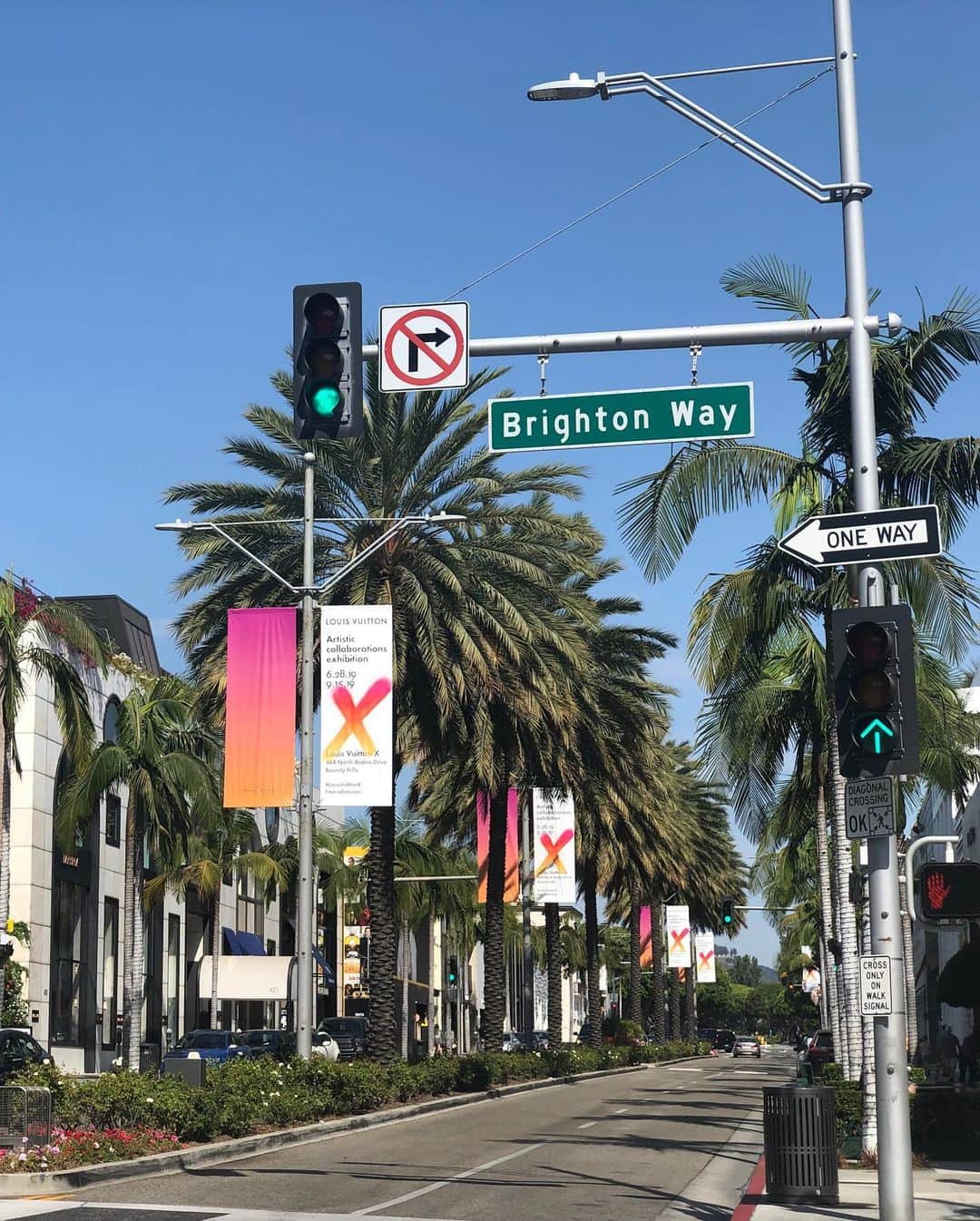橋本梨菜さんのインスタグラム写真 - (橋本梨菜Instagram)「Beverly Hillsでお買い物😚💗 ただ、ただ暑くて日差しすごくて全然目開けられへんかった、、、😑 VUITTONのアート展も行ったよ〜🌟 こんちゃん 白くて美しいわ〜〜 #LA #BeverlyHills」9月3日 14時20分 - hashimoto_rina_